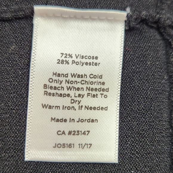 Talbots Shirt Womens Large Black Lace Trim - Picture 9 of 12